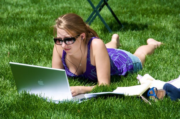 Girl In Park