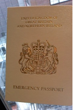 emergency travel document in uk